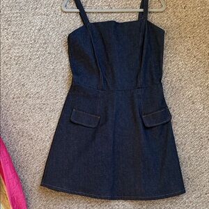A line Denim Dress